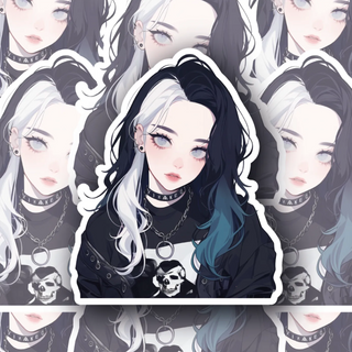 Kuroyuki Goth Girl decal