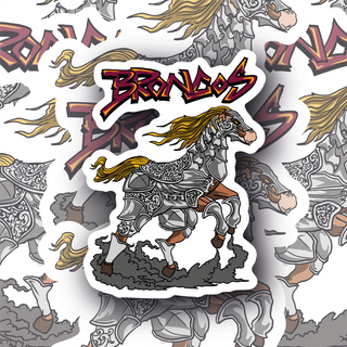 Brisbane Broncos Armoured Horse Mascot decal