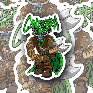 Canberra Raiders Angry Raider Mascot decal