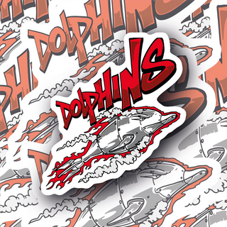 Redcliffe Dolphins Torpedo Dolphin Mascot decal