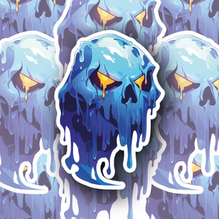 Psycadelic Spirit Melting Skull decal