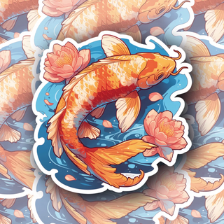 Koi Aqua Spirit 5 premium vinyl decal