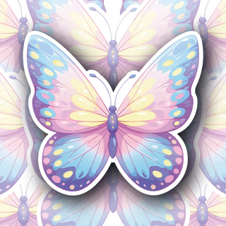 Sugarwing Butterfly decal sticker