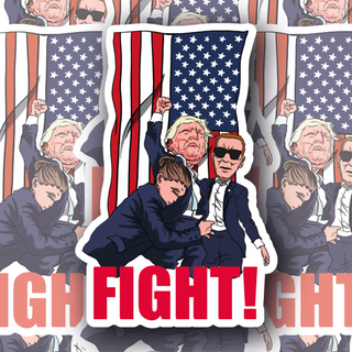Donald Trump Fight! Edition #1 decal