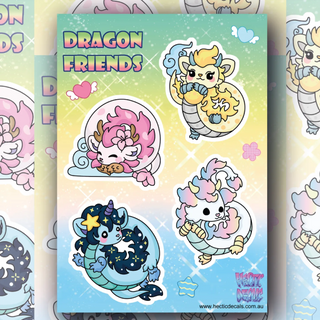 Dragon Friends Edition #1 Sticker/Decal Sheet