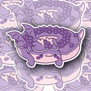 Blueberry Creme Donut Dragon decal