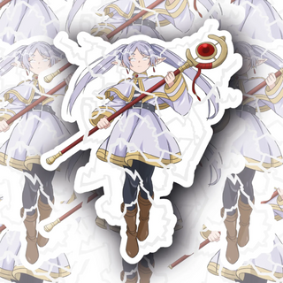 Angry Frieren Casting Spell decal