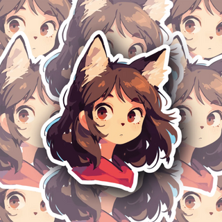 Lila the Cat Lady decal