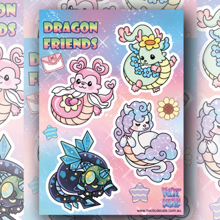 Dragon Friends Edition #4 Sticker/Decal Sheet