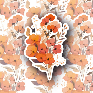 Amber Poppy Spray decal