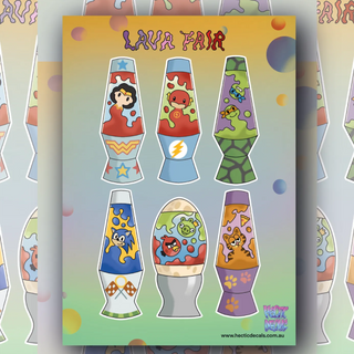 Lava Fair Edition #10 sticker decal sheet