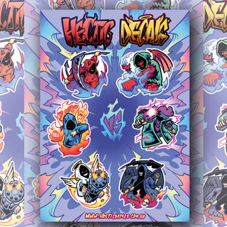 Hectic Decals Character Sheet Sticker Pack