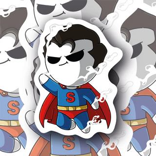 Circle Dude Super Man Edition sticker