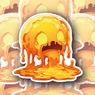 Psycadelic Melting Smile 2 decal