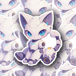 CyberClaws the RoboKitten vinyl decal