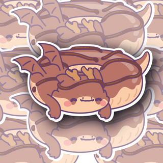 Double Choc Donut Dragon decal