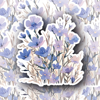 Twilight Wildflowers decal