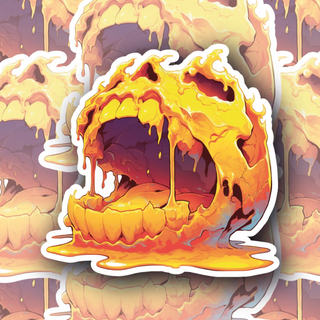 Psycadelic Melting Smile 1 decal