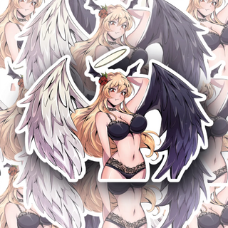 Angelic anime girl Aura decal