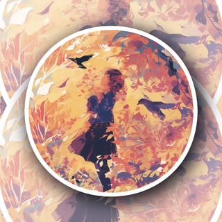 Whispers of Autumn premium vinyl decal