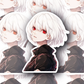 Aru the Red Eyed Hustler vinyl decal