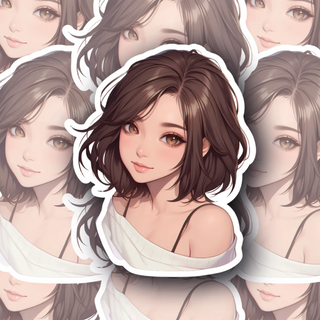 Hana the Pure Lady vinyl decal