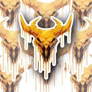 GildedFang ancient gothic art decal