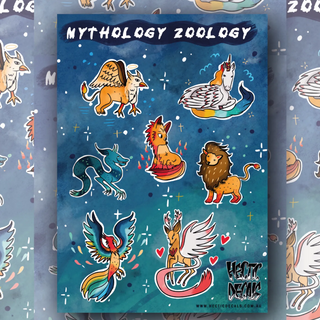 Mythology Zoology Sticker/Decal Sheet