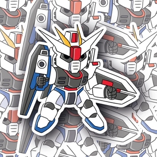 Mini Gundam Warrior 3 sticker