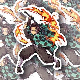 Tanjiro Edition #10 vinyl decal