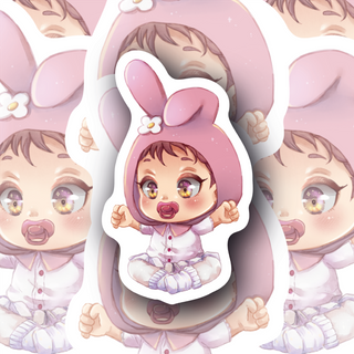 Baby in My Melody Onesie decal