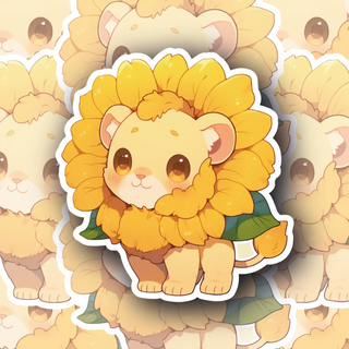 Sunny Roar baby lion decal