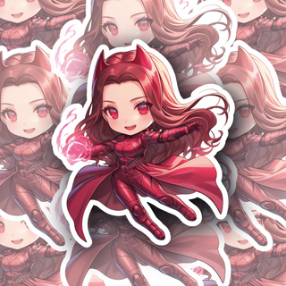 Chibi Scarlet Witch sticker