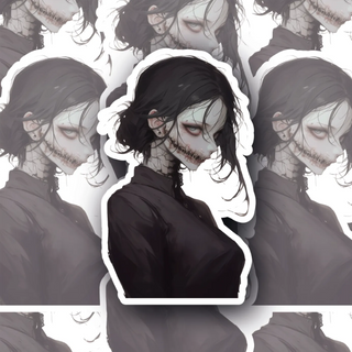 Zonni the Maneater vinyl decal