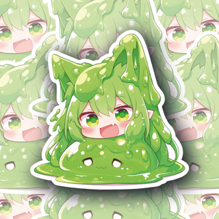 Green Slime Chibi Girl 2 decal