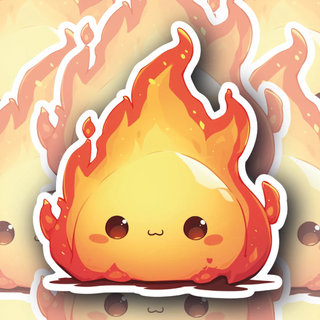 Spicy Puff The Flame Sprite Decal