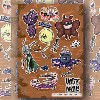 Kooky n' Spooky Edition #3 sticker decal sheet