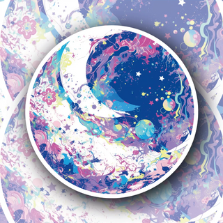 Lunaflow celestial decal