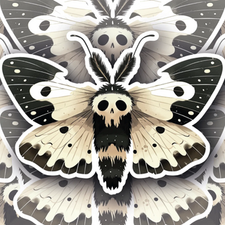 Trippy Butterfly Moth Edition #2 Vinyl Decal
