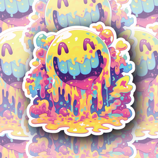 Slimey Smiley Face Edition #7 decal