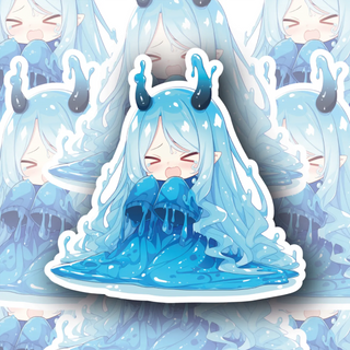 Aqua Slime Chibi Girl 1 decal