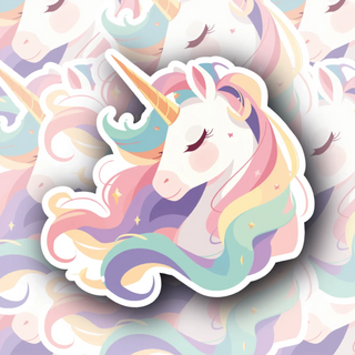 Starlight Prism Unicorn premium vinyl decal
