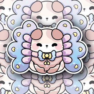 GlitterWoof the Cosmic Fairy Puppy decal