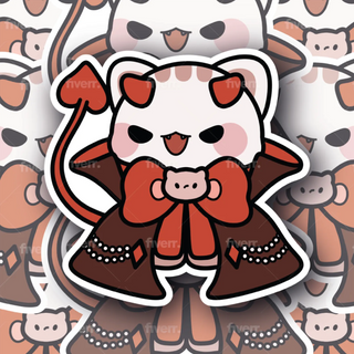 Beelzebuboo the Cute Satanic Leader decal