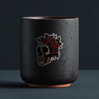 Neo Traditional Skull With Flowers