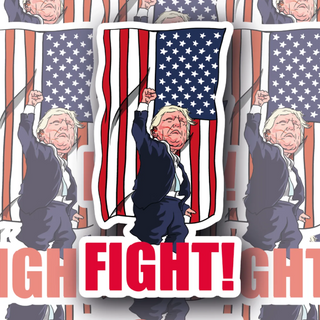 Donald Trump Fight! Edition #7 decal