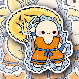 Krillin Kawaii Critter Edition decal