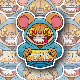 Hexxie the Hectic Street Mouse decal