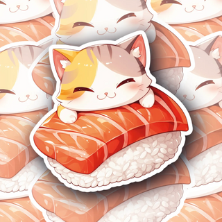 Sushi Cat Edition #5 decal sticker