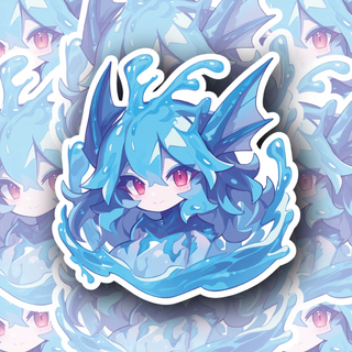 Aqualyn the Chibi Dragonkin premium decal